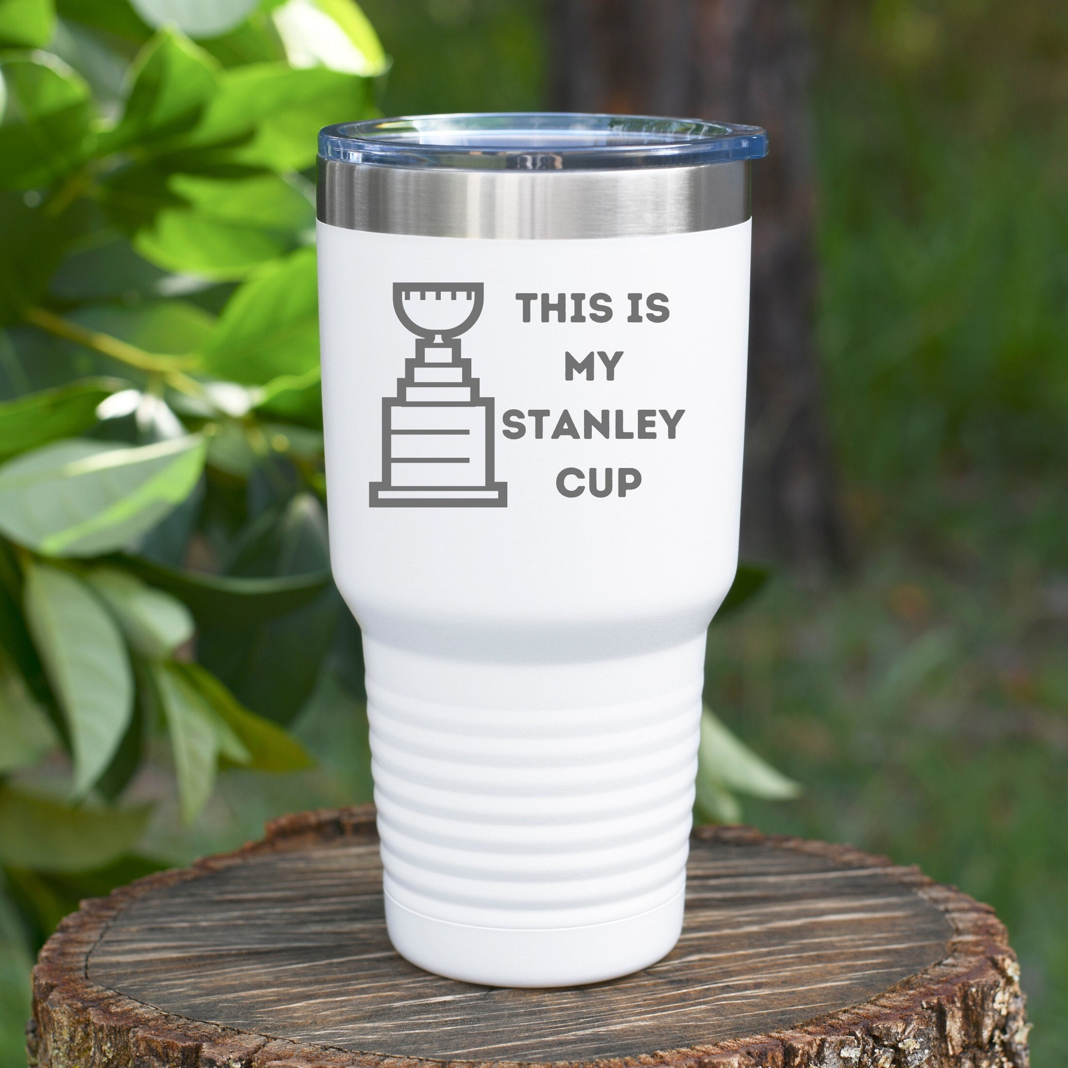 Tazza da viaggio Stanley Cup da hockey su ghiaccio, tazza da viaggio in metallo Stanley Cup, tazza da viaggio per tifosi di hockey, tazza da viaggio p