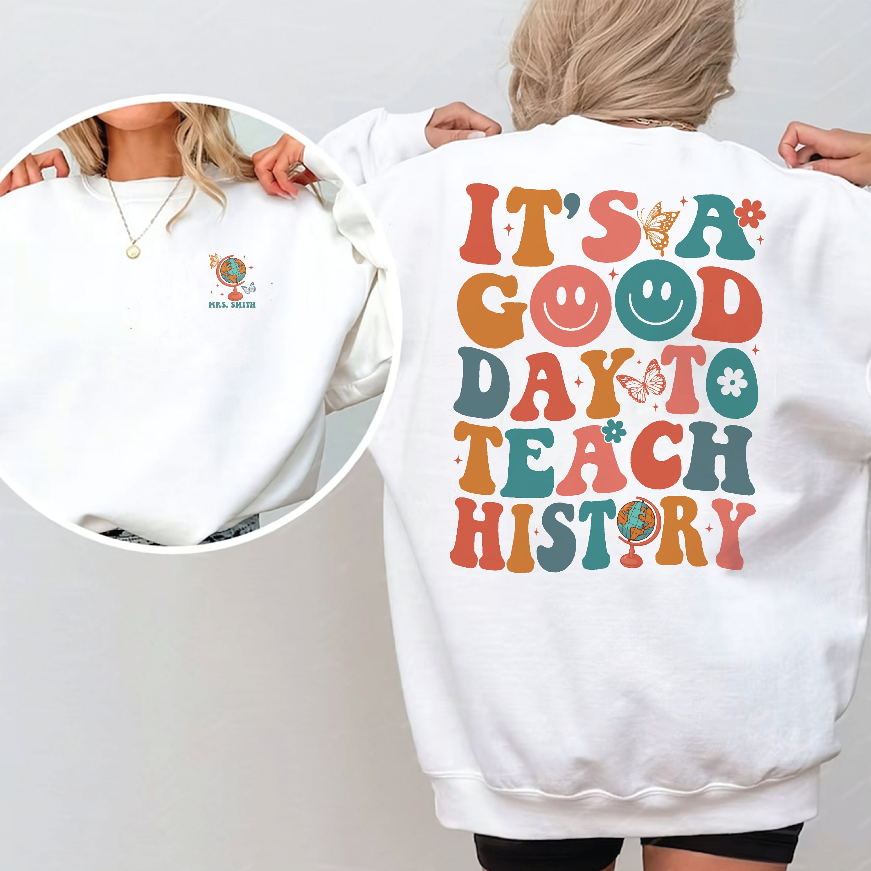 "Felpa \"It's A Good Day To Teach History\", Felpa per insegnanti di storia, Maglietta per amanti della storia, Maglietta per insegnanti di storia, Regal"