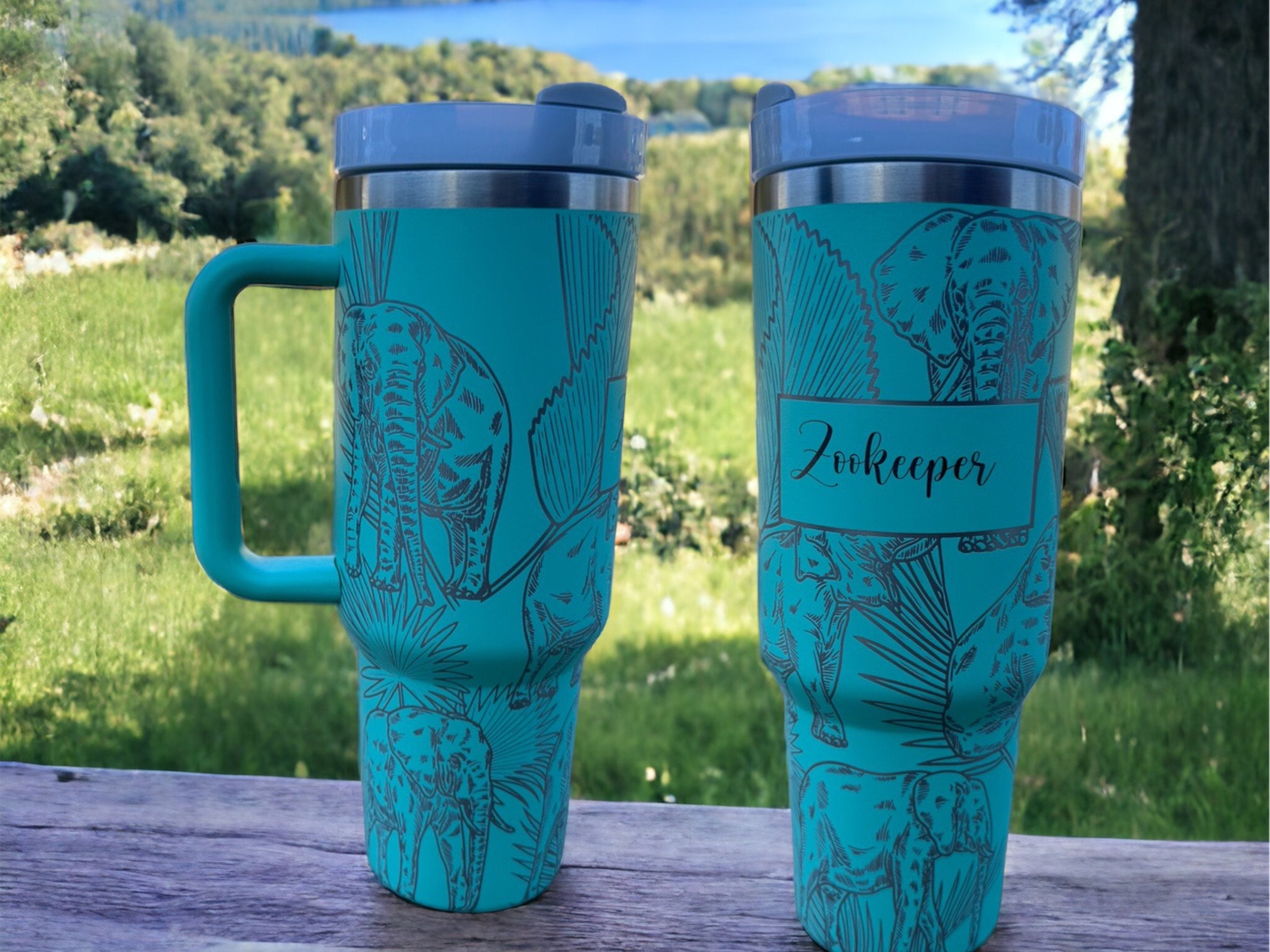 Tazza da caffè a forma di elefante/tazza da caffè a forma di elefante/tazza da 40 once a forma di elefante/regalo per gli amanti degli elefanti/tazza