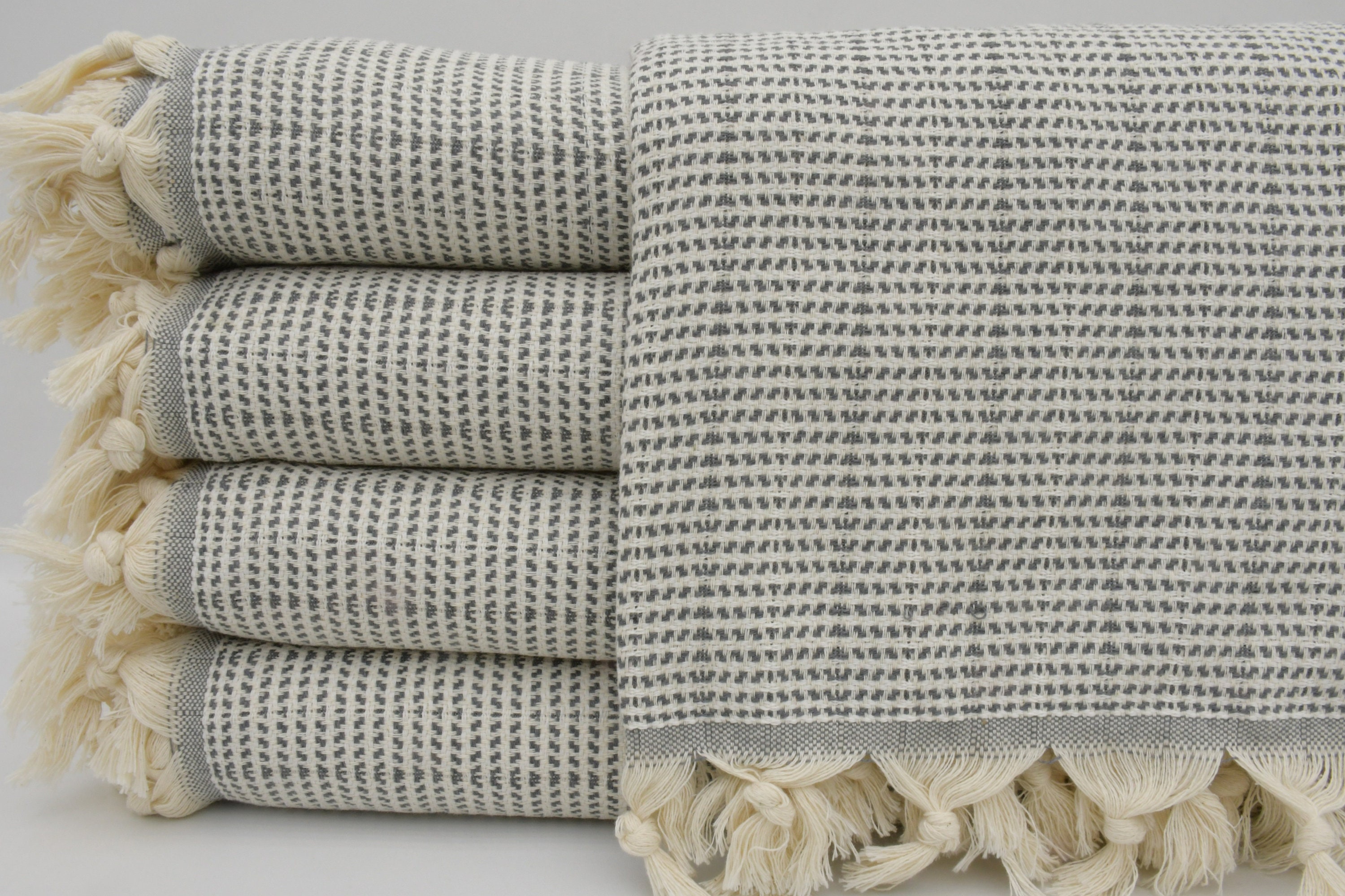 "Coperta turca, plaid turchi, coperta grigia, plaid da spiaggia, copriletto, 79\"x95\", copriletto turco, asciugamano grande, asciugamano turco, plaid, B"