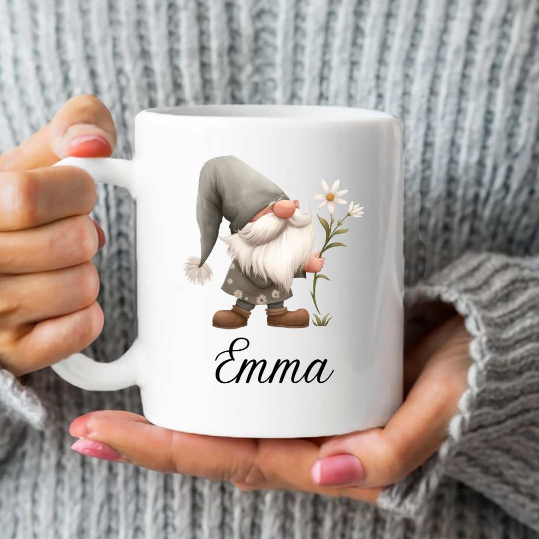 Tazza gnomo personalizzata, tazza gnomo (11 once), tazza gnomo personalizzata, tazza personalizzata, tazza personalizzata, gnomi, tazza di caffè, tazz