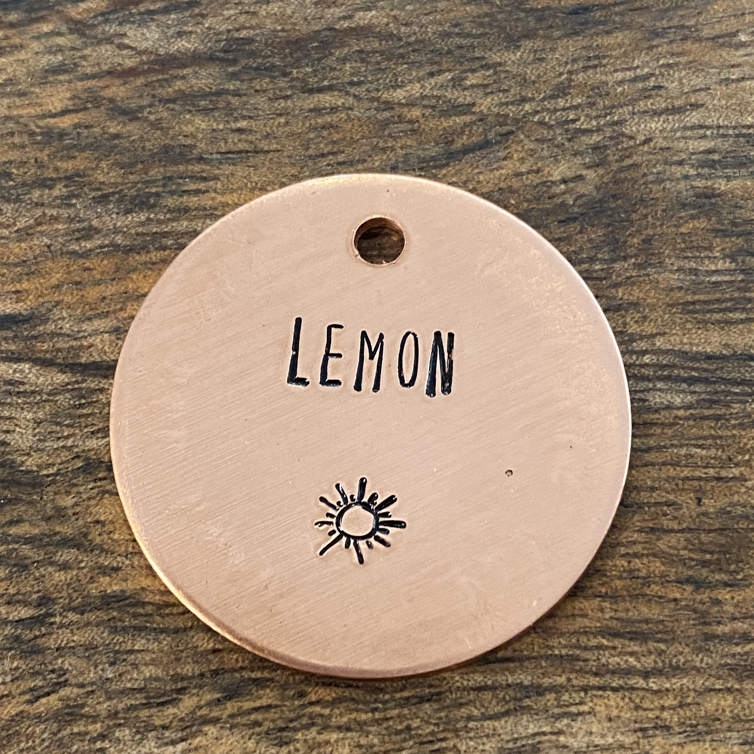 Dog ID Tag, Sun Dog Tag, Trees Dog Tag, Dog Tags, Sunshine dog Tag, Pet ID Tag, Dog Tag personalizzato, Custom Dog Tag, Dog Tags per Cani
