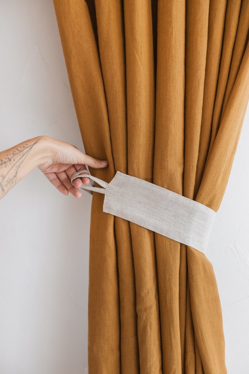 Fermacravatte per tende, Fermacravatte per tende con nappe, Fermacravatte per tende avorio di lusso con nappe, Fermacravatte per tende in stile boho,
