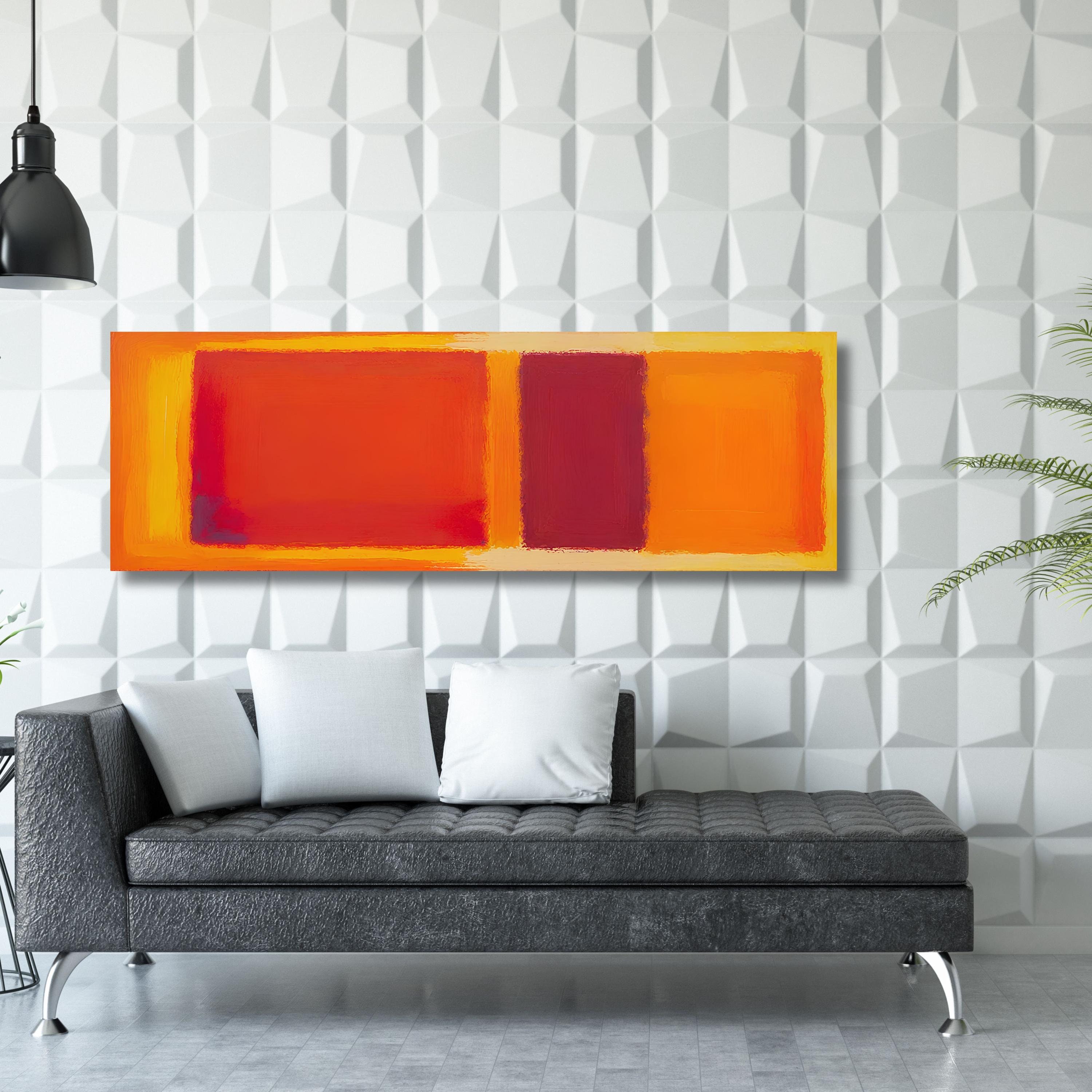 Quadro panoramico di Mark Rothko, opere d'arte famose, grandi quadri su tela, arte vintage, opere d'arte di Rothko, stampe artistiche da parete di Rot