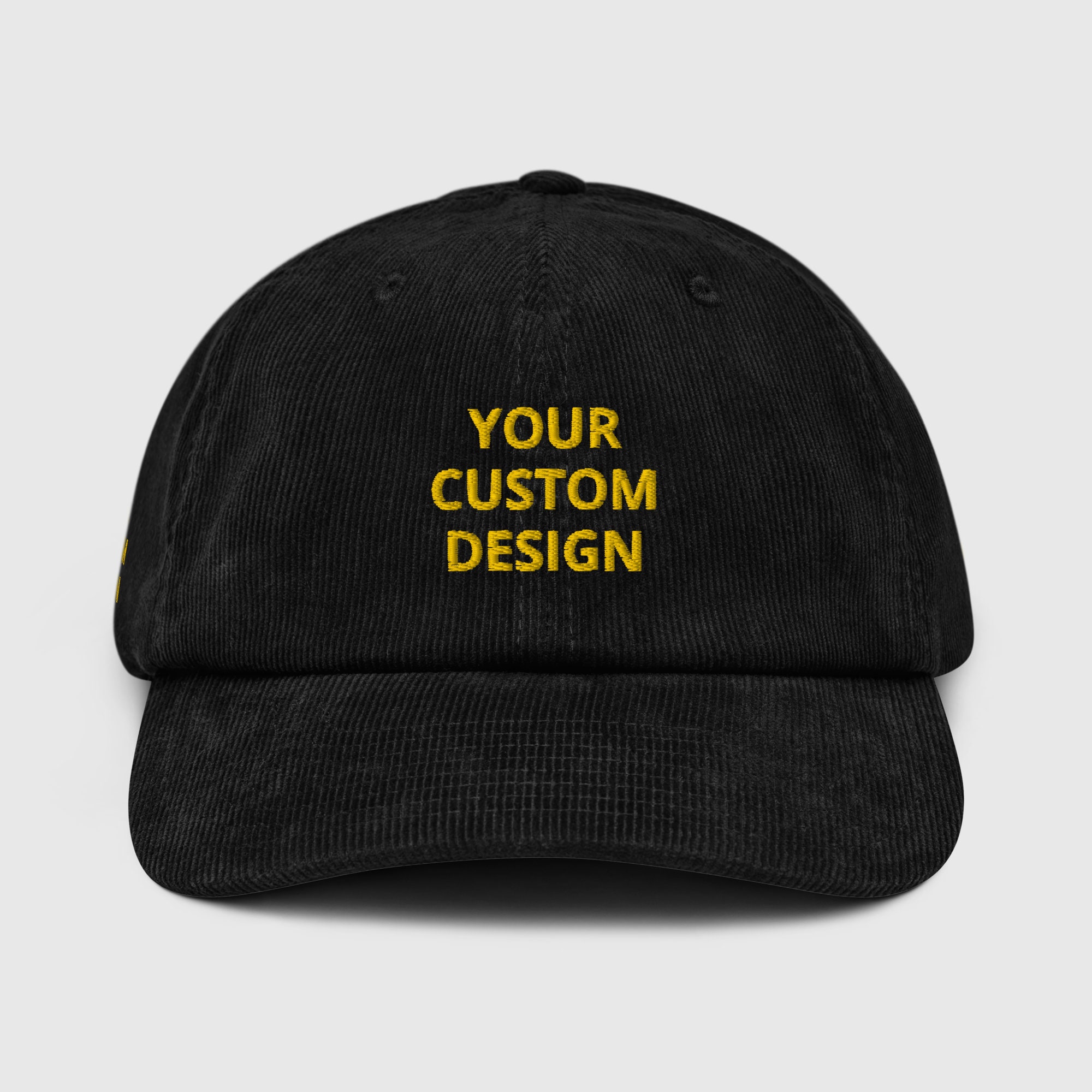Cappello in velluto a coste ricamato, berretto in velluto a coste, cappello da baseball personalizzato, berretto personalizzato, berretto da baseball