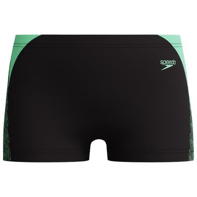 Speedo - Kid's Hyperboom Logo Splice Aquashort - Badehose Gr 128 schwarz Image