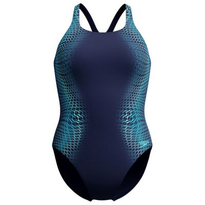 Speedo - Women's Digital Printed Medalist - Badeanzug Gr 34 blau Image