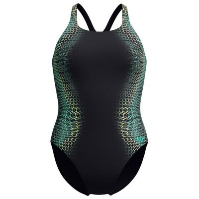 Speedo - Women's Digital Printed Medalist - Badeanzug Gr 36 schwarz Image