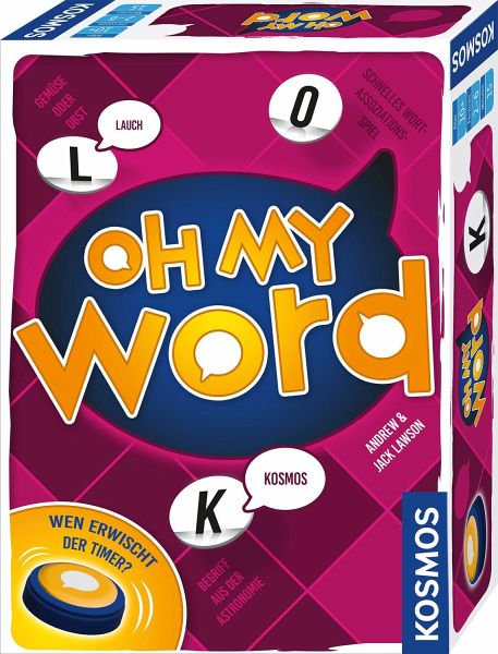 KOSMOS 684891 - Oh My Word, Wen erwischt der Timer?, Wort-Spiel, Partyspiel - Kosmos Spiele