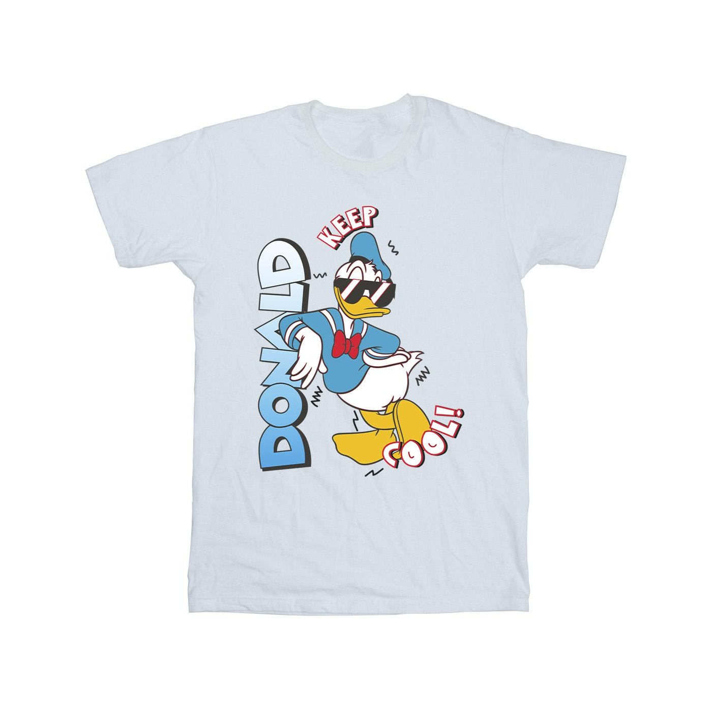 Disney Boys Donald Duck Cool T-shirt (white) Cotton - Size 3-4Y | Disney Sale | Discount Designer Brands