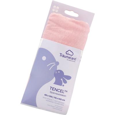Bettlaken TRÄUMELAND "hochwertiges Spannbetttuch aus Tencel", lila (malve), B:40cm L:90cm, Tencel, Obermaterial: 100% Lyocell (TENCEL), Laken, Tencel sorgt für ein besonders trockenes, gesundes Schlafklima Image