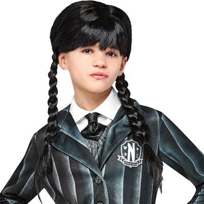 RUBIES Wednesday Addams Child Wig, One Size Fits All