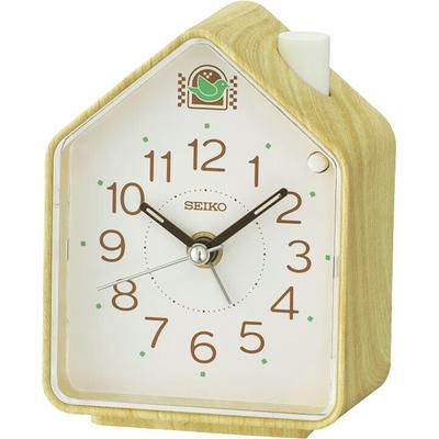 Quarzwecker SEIKO, weiß (birkefarben), Wecker, Wecker, Tischuhr, Schlafzimmer, Esszimmer, Wohnzimmer, Snooze