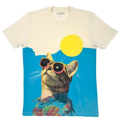 Zanden Sunny Cat Days Adult Unisex T-Shirt, X-Large