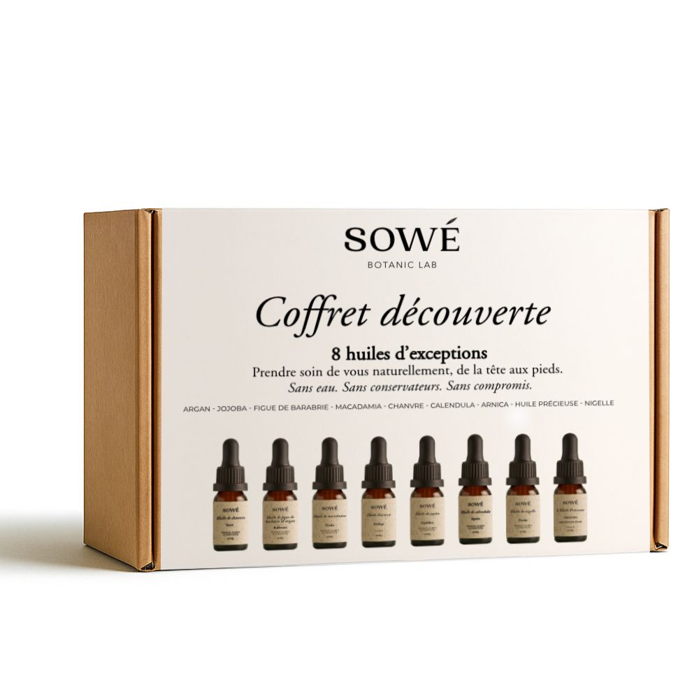 SOWÉ Set regalo Discovery - Assortimento di oli vegetali 10 ml