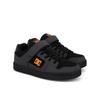 Sneaker DC SHOES "Manteca 4 V", Kinder, Gr. 13,5(31), grau (grau, schwarz, orange), 51% Leder, 49% Synthetikmaterial, Schuhe