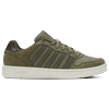 Sneaker K-SWISS "COURT PALISADES", Gr. 47, burnt olive, light gray, grape leaf, schwarz coffee, Leder, sportlich, Schuhe