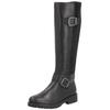 Stiefel REMONTE "Remonte Stiefel Glattleder", Damen, Gr. 41, schwarz, Glattleder, casual, Schuhe