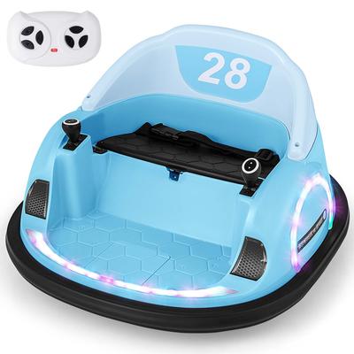 Electric Kids Bumper Car w/Parental Remote Baby Bumper Car