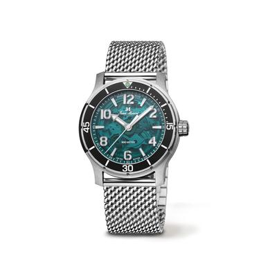 Jean Marcel Herren Armbanduhr Edelstahl Satiniert 22cm Image