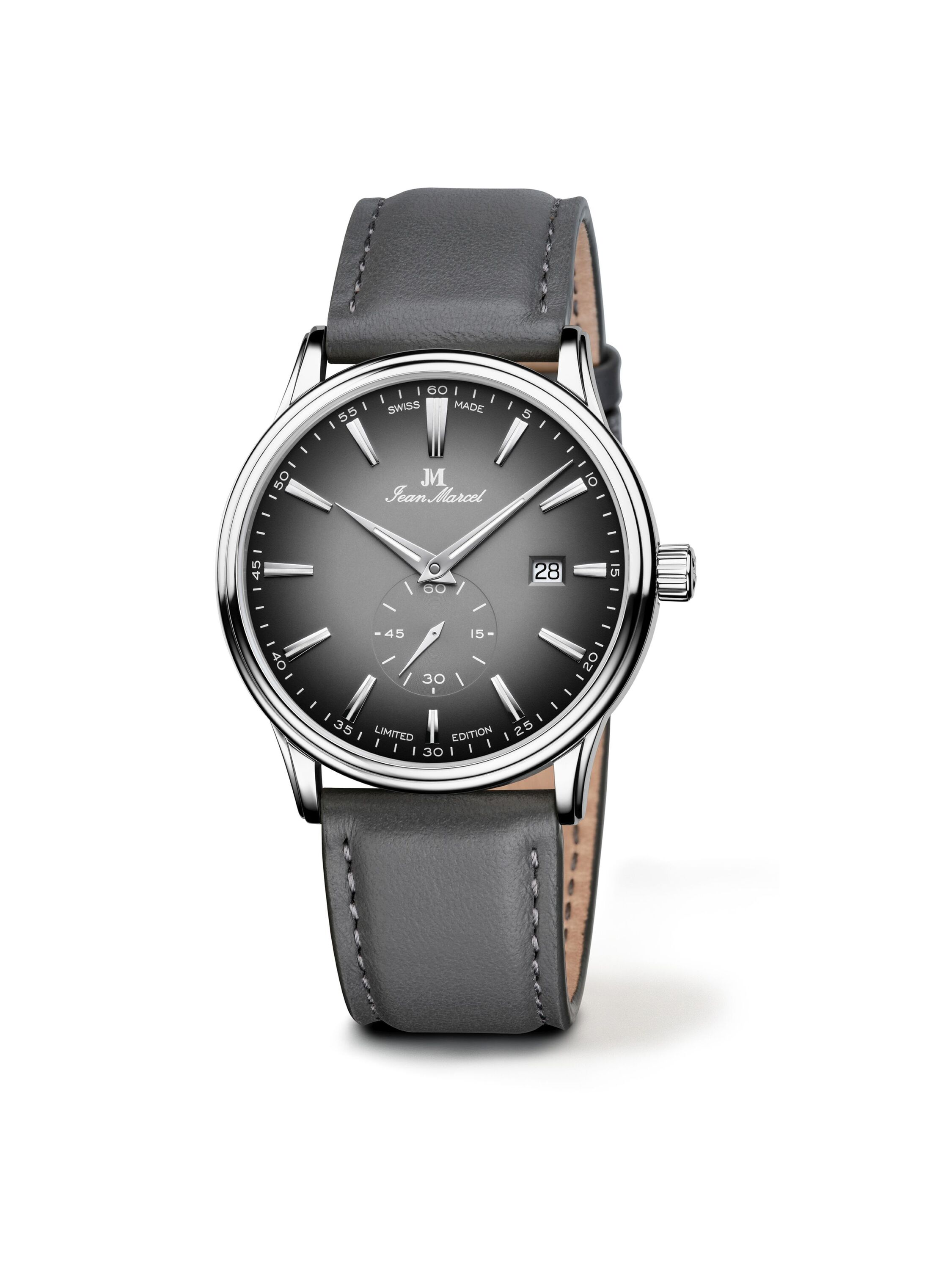 Jean Marcel Herren Armbanduhr Edelstahl Glänzend 24,5cm