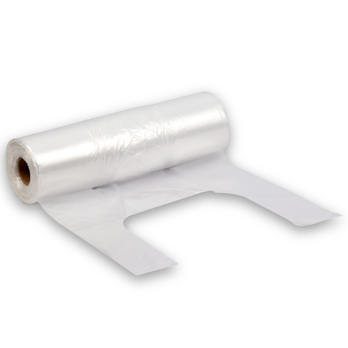 DayBays 10000 Stk. Knotenbeutel auf Rolle 3 Kg 22+12x42 cm HDPE Transparent Image