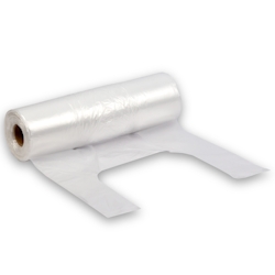 DayBays 20000 Stk. Knotenbeutel auf Rolle 3 Kg 22+12x42 cm HDPE Transparent Image