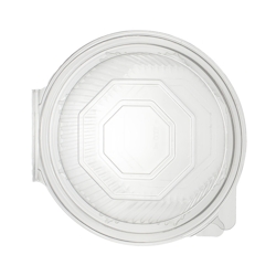 DayBays 8000 Stk. Haushaltsbox PP 250 ml 144x140x38 mm 8 Eckig Salat-Box Alpha mit anhängendem Deckel Image