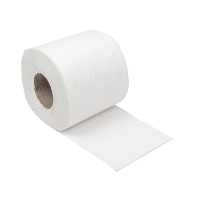 DayBays 2304 Rollen Toilettenpapier 3-lagig 150 Blatt 100% Zellstoff Extra Weich Weiß Image