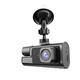 Registratore per auto a 3 canali, FHD 1080p, registratore per auto, app Wi-Fi, registratore per auto con telecamera per la retromarcia, visione notturna eccellente, scatola nera, registrazione in