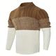 Per uomo Maglione Maglione a maglia A Coste Maglia Top Regolari Lavorato a maglia Blocco di colori Girocollo Moda Essenziale Vacanza Abbigliamento quotidiano Abbigliamento Autunno Inverno Nero Blu