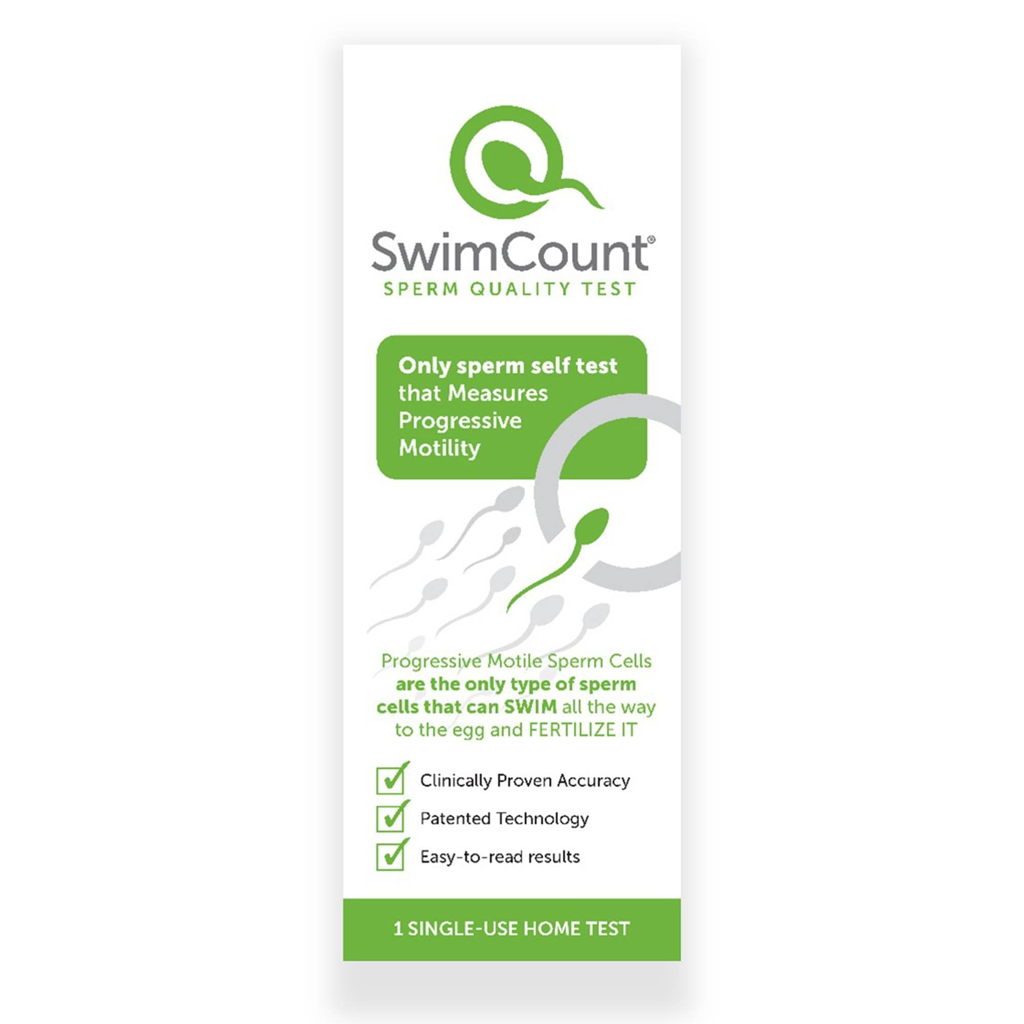 SwimCount Sexual Health Test Kit Sperm Quality Test 24 Tests CLIA Waived (1233553_CS)