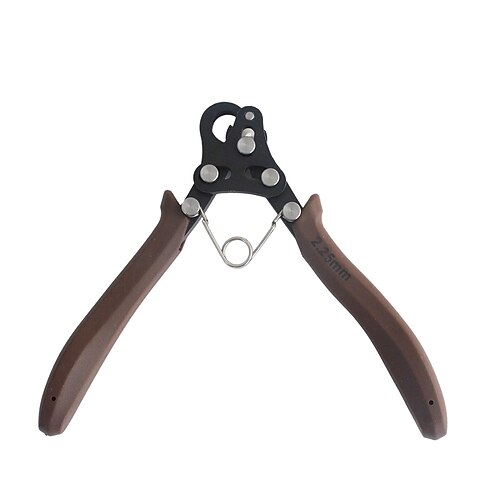 Pinza per avvolgicavo a un passaggio da 1,5/2,25/3 mm, pinza per arrotolare fili, pinza per avvolgere fili a becco tondo, pinza per anelli a C per riparazione di gioielli, creazione fai da te di orecchini, bracciali, collane