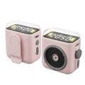 P6 mini altoparlante Bluetooth magnetico con clip, piccolo altoparlante Bluetooth portatile wireless con suono forte, orologio, luce notturna, supporto per scheda TF, per casa, ufficio, viaggi,