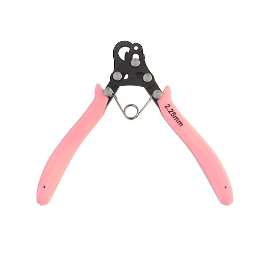 Pinza per avvolgicavo a un passaggio da 1,5/2,25/3 mm, pinza per arrotolare fili, pinza per avvolgere fili a becco tondo, pinza per anelli a C per riparazione di gioielli, creazione fai da te di orecchini, bracciali, collane