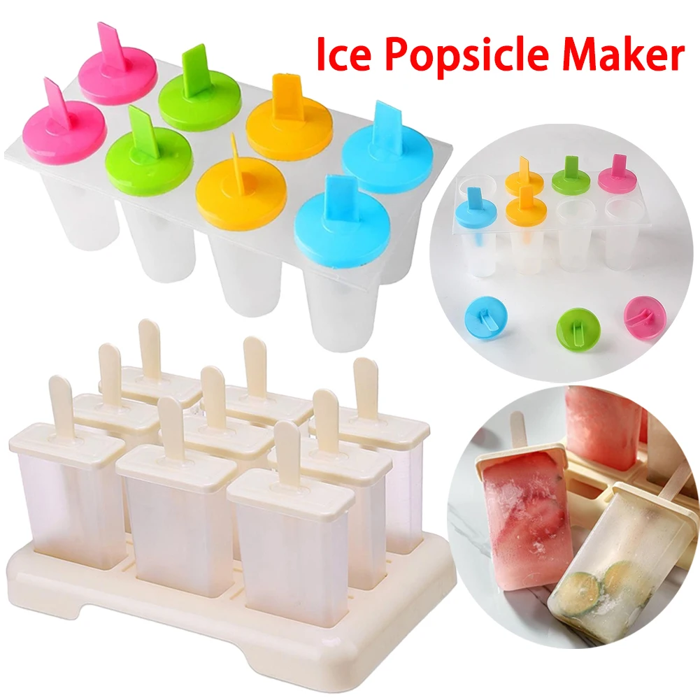 Eis am Stiel-Formen, Eis am Stiel-Maker, leicht zu lösende Eis-Pop-Formen, selbstgemachte Eis-Formen Image