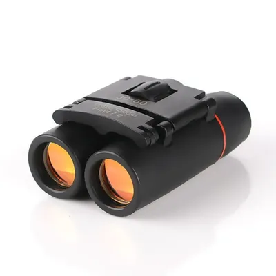 Portable Mini Binoculars, 30x60 Zoom Wide View Angle Folding Binoculars Telescope with Low Light Night Vision for Camping Hiking