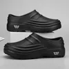 Kochschuhe, rutschfest und ölbeständig, Arbeitsschuhe, Slip-on-Schuhe für Herren, lässig, trendig, Slipper, One-Step-Mode, Gartenschuhe für den Strand