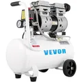 % un compressore d'aria per 6,6/11 gal, compressore d'aria portatile 1 HP, serbatoio in acciaio del compressore d'aria senza olio 750 W ultra silenzioso