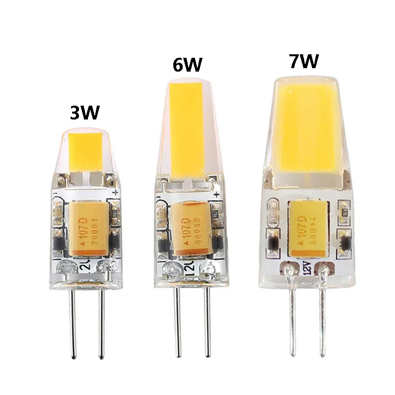 5 Stück 12 V G4 COB LED-Birne 3 W 6 W 7 W 1505 1508 Strahler 3000 K Naturweiß 4000 K 6000 K Kristall-Kronleuchter-Birne 30 W 50 W Halogen