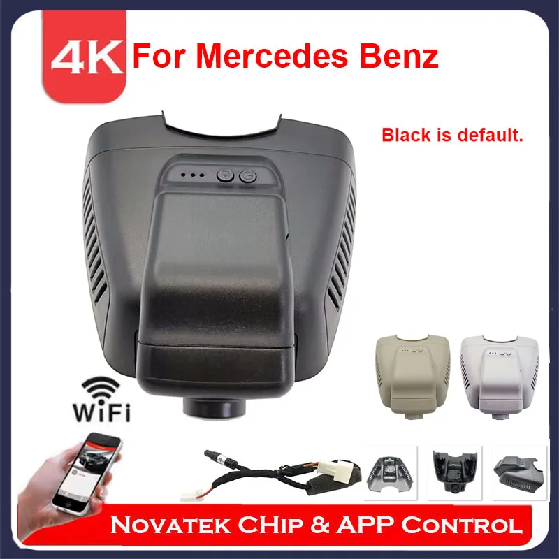 4K HD Plug-and-Play-WLAN-Auto-DVR-Dashcam für Mercedes Benz C-Klasse W204 W203 E-Klasse W212 W211 2013 bis 2015 mit APP-Steuerung Image