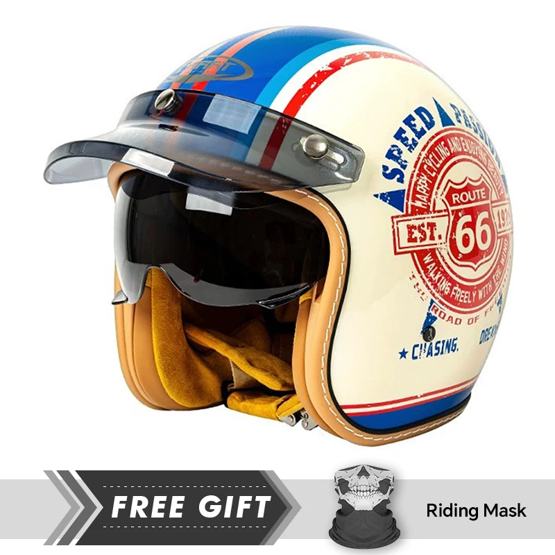 Casques De Moto à visage ouvert approuvé DOT hommes femmes casque Jet Capacete De Moto matériau ABS équipements De Moto certifié ECE