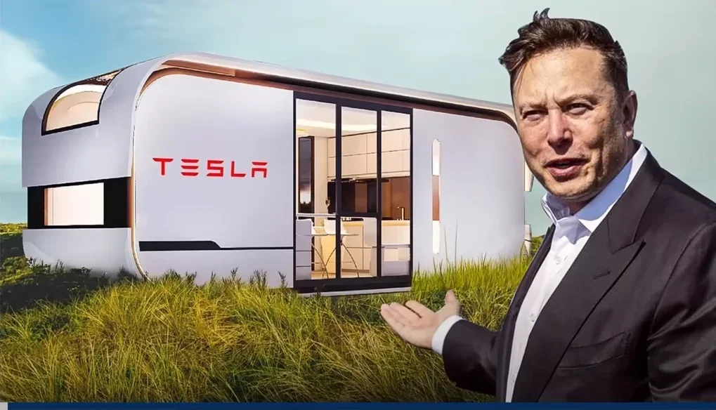 Tesla Home House Model Home Tiny house capsule room Steel Frame Housing Solutions Steel Frame Home