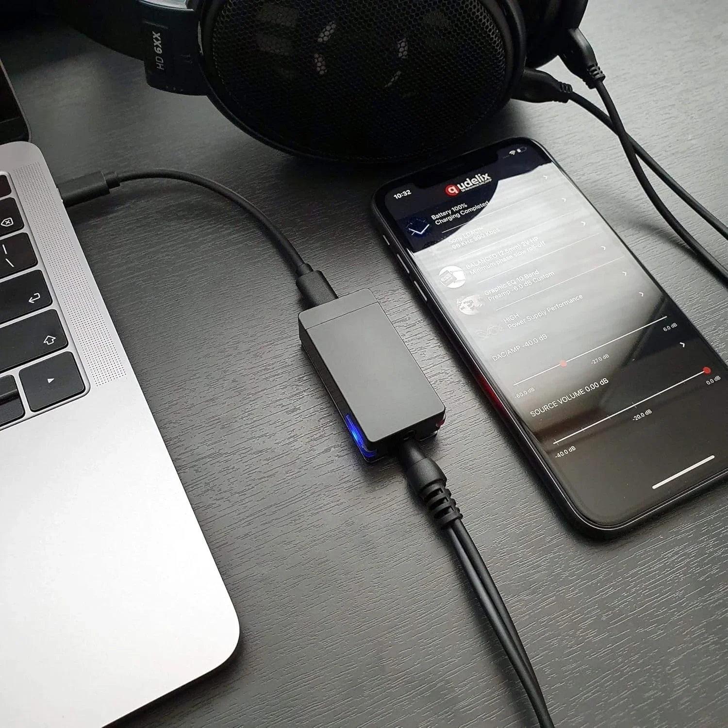 5K Bluetooth USB DAC AMP with LDAC, aptX Adaptive, aptX HD, AAC (Dual ES9219 3.5mm Unbalanced & 2.5mm Balanced Output)