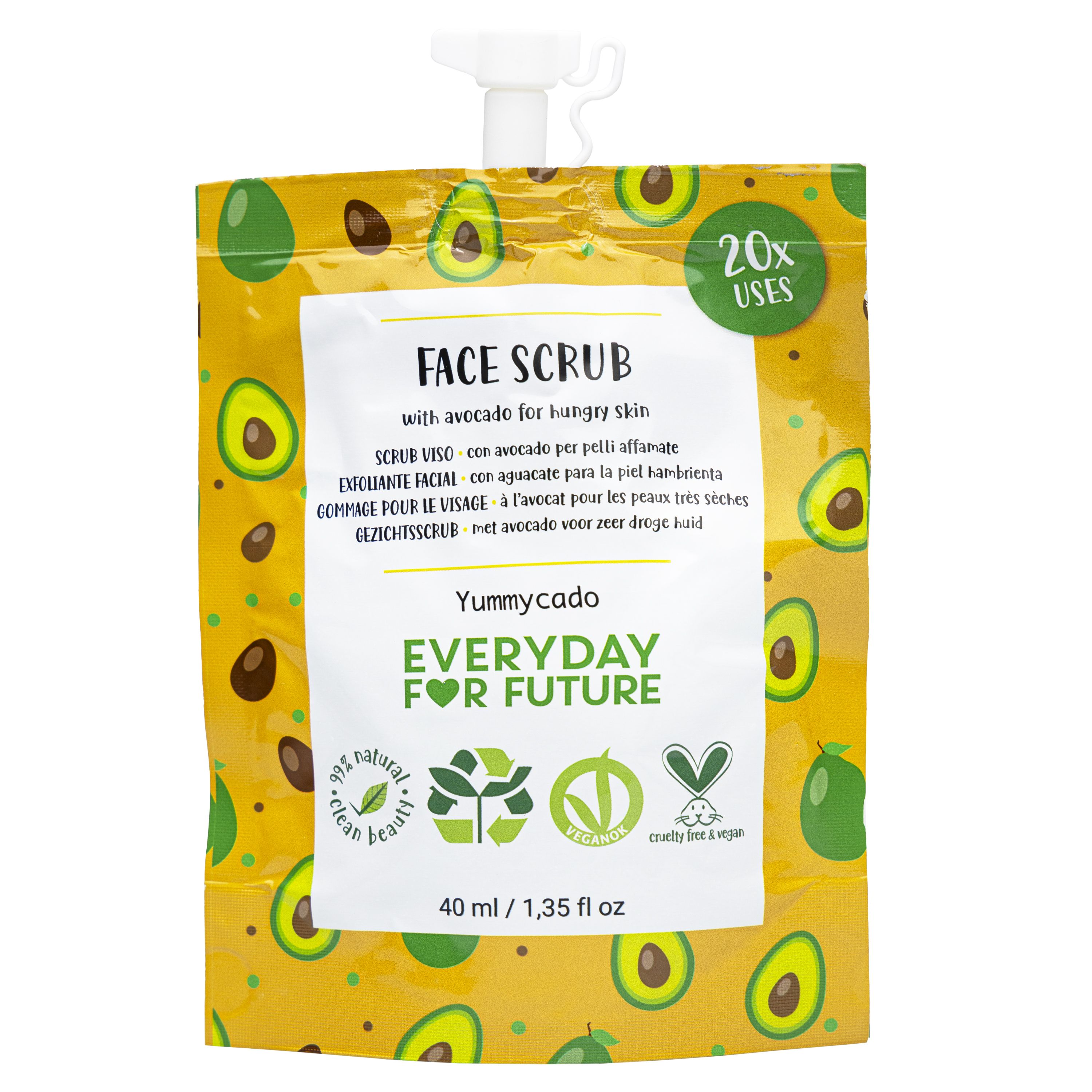 Everyday For Future - Scrub Viso Nutriente 40 ml Yummycado