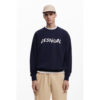 Textured logo sweatshirt
