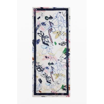 Rectangular strokes scarf