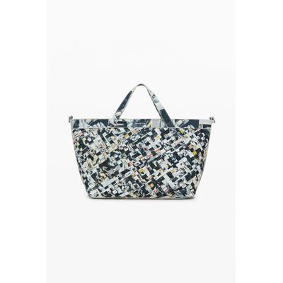 Medium braided shopper bag