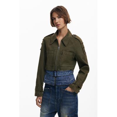 Combined short parka