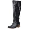 Stiefel GABOR "Gabor Stiefel Leder", Damen, Gr. 38, notte, Leder, casual, Schuhe
